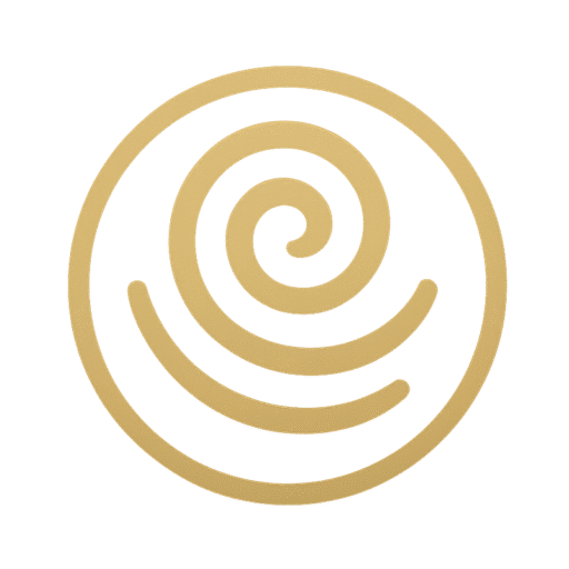 Yingisa Amapiano Producer logo — faceless spiral identity mark